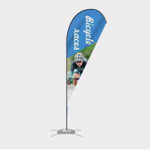 Teardrop Feather Flags - 1-Sided