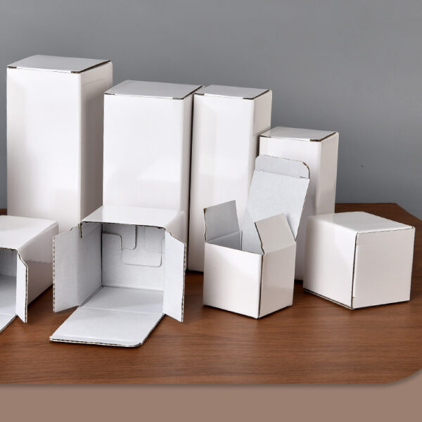 Custom White Corrugated Packaging Box (3-ply)