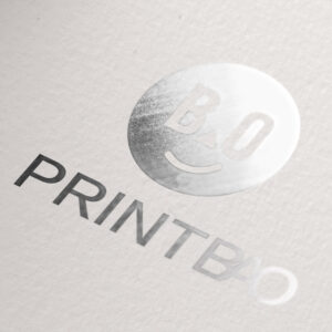Silver Foil Stamping / Hot Foil Stamping (Silver)
